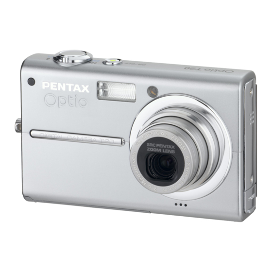 Pentax Optio T20 Operating Manual