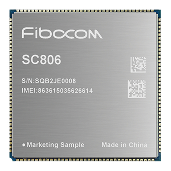 Fibocom SC806 Manuals