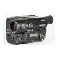 Sony video Hi8 CCD-TR315E Operating Instructions Manual