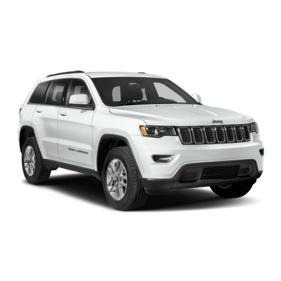 Jeep Grand Cherokee 4x4 2019 Supplement Manual