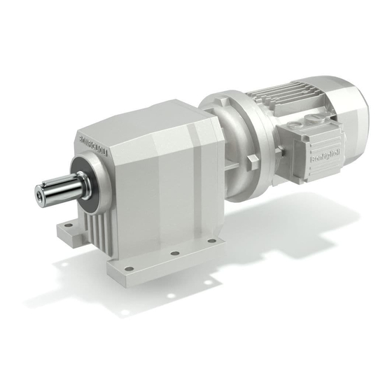 BONFIGLIOLI F Series Installation Use And Service Manual