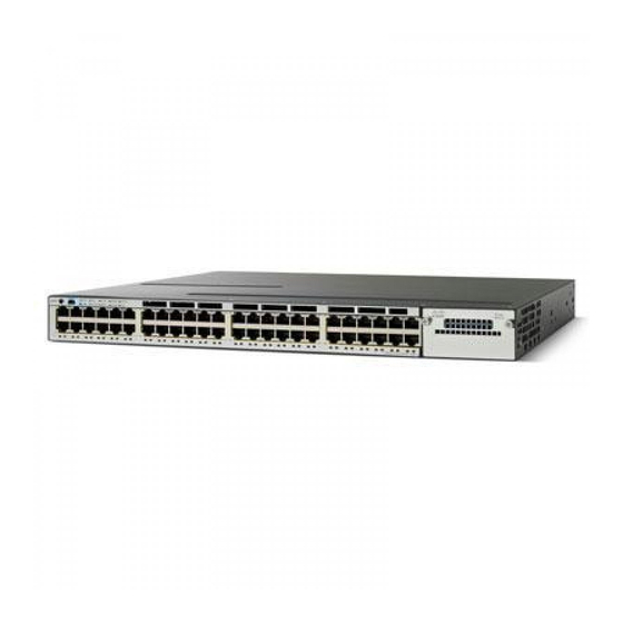 Cisco Catalyst 3750-X Series Getting Started Manual