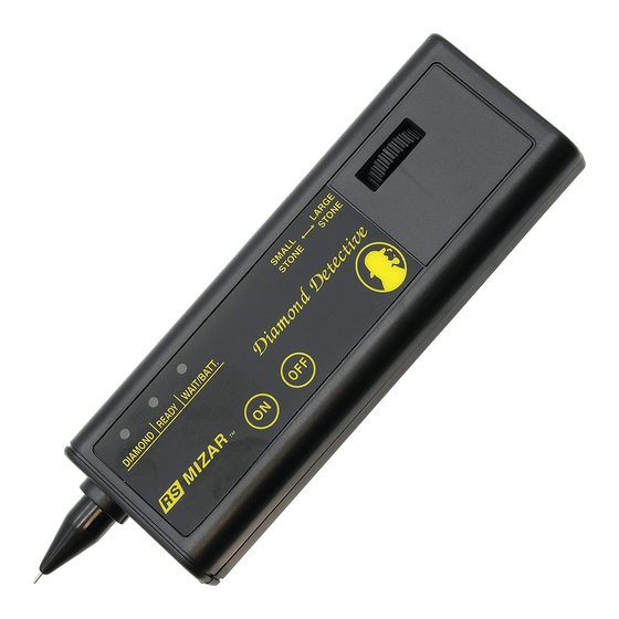 RS MIZAR Diamond Detective Quick Start Manual