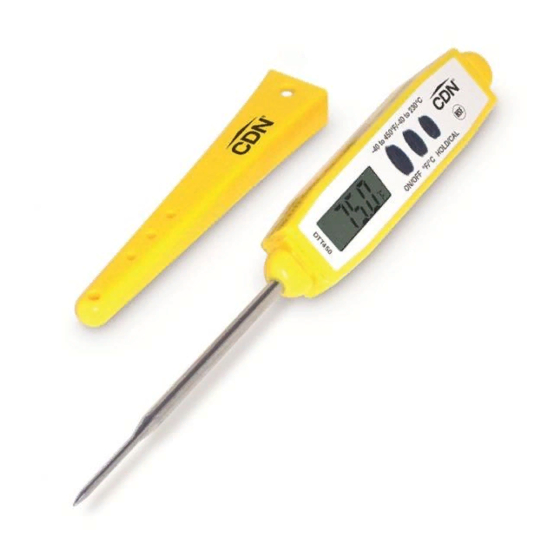 CDN ProAccurate DTT450-P Quick Manual