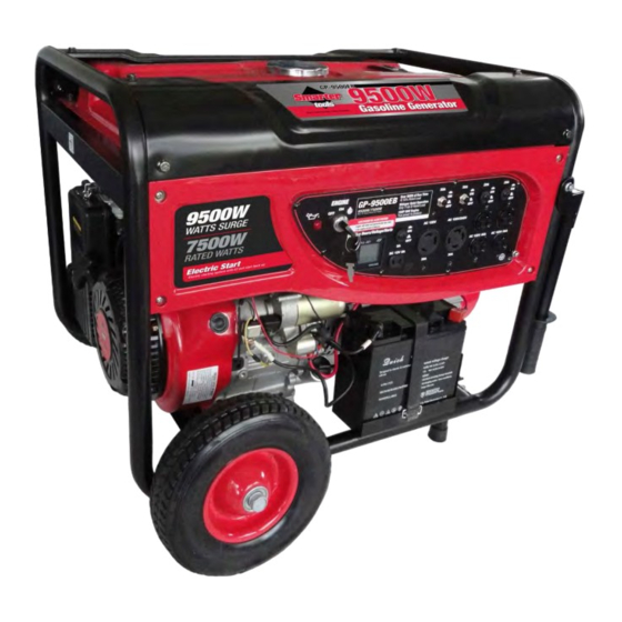 Smarter tools ST-GP9500E Owner's Manual