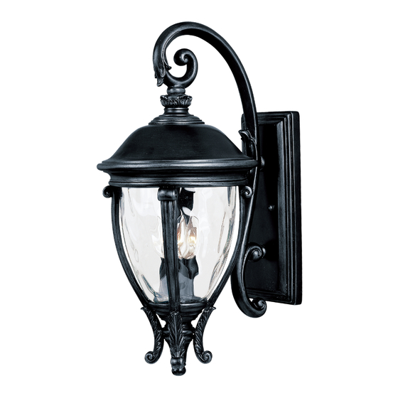 Maxim Lighting 41425WGBK Manual