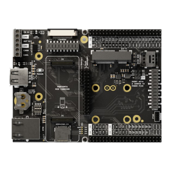 Arduino Portenta Mid Carrier Product Reference Manual