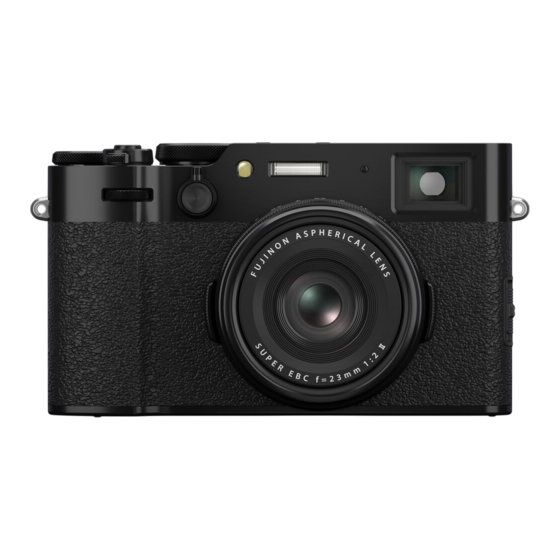 FujiFilm X100VI New Features Manual