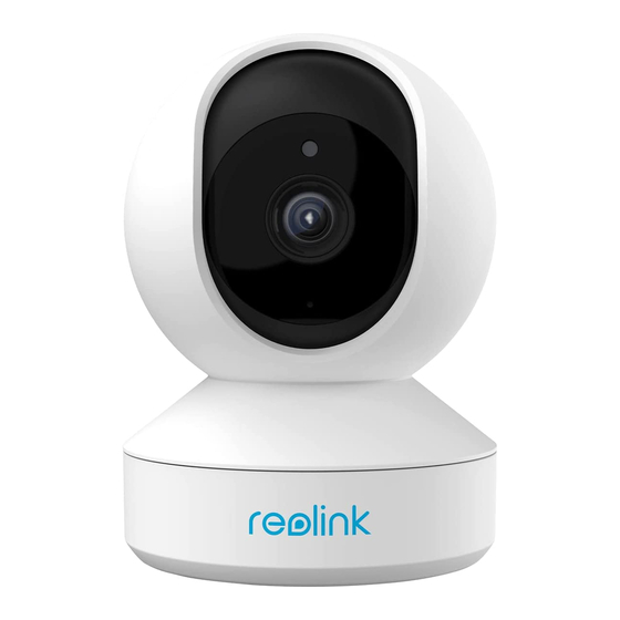 Reolink E1 Quick Start Manual