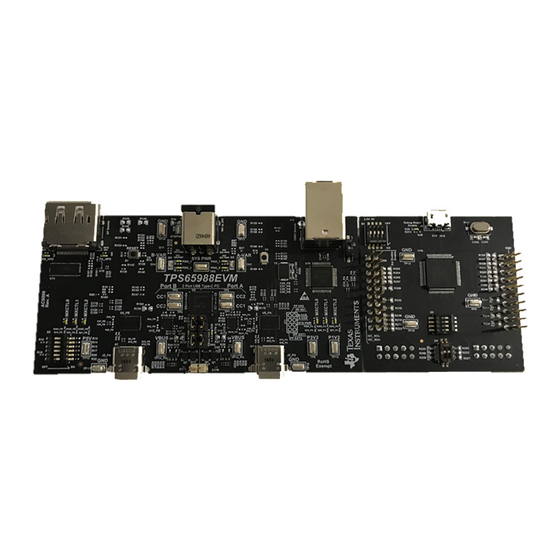 Texas Instruments TPS65988EVM User Manual
