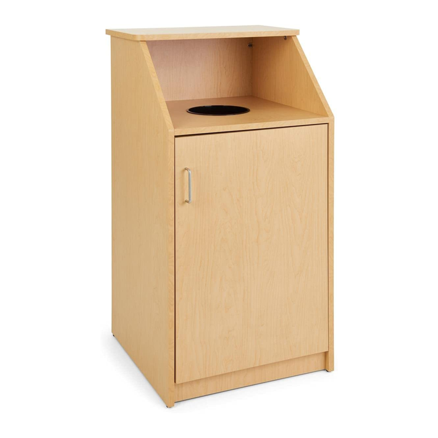 Displays2go CIRCULAR TOP OPENING Assembly Instructions