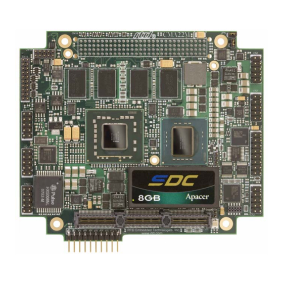 rtd cpuModule CMA22M Series User Manual