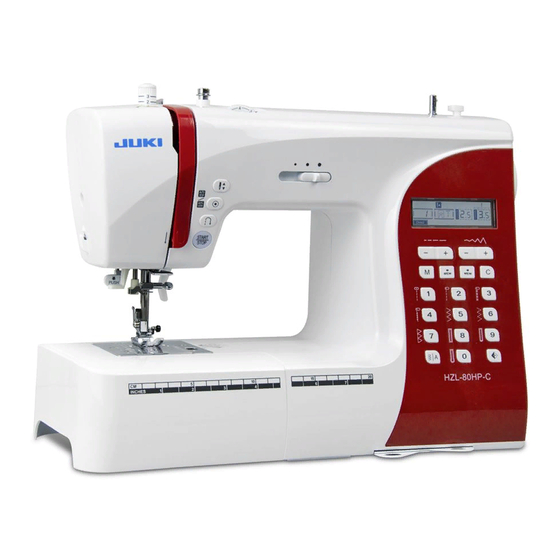 JUKI HZL-80HP-B INSTRUCTION MANUAL Pdf Download | ManualsLib