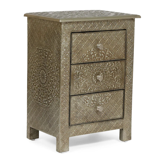 Noble House Home Furnishings BEDSIDE Assembly Instructions Manual