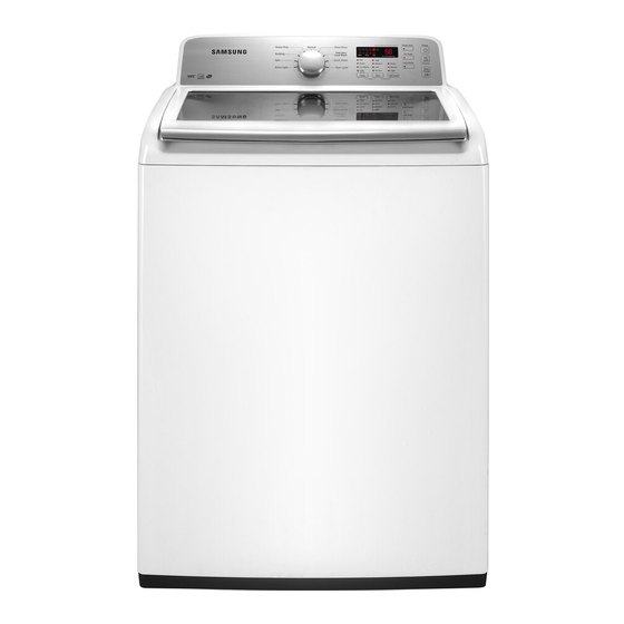 Samsung WA422 Series Fast Track Troubleshooting
