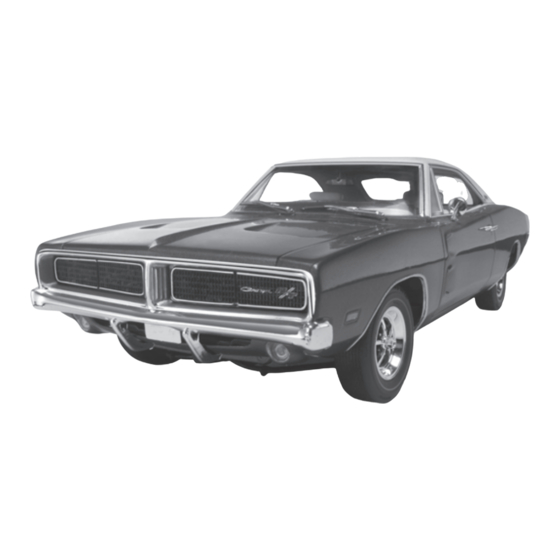 REVELL '69 DODGE CHARGER R/T User Manual