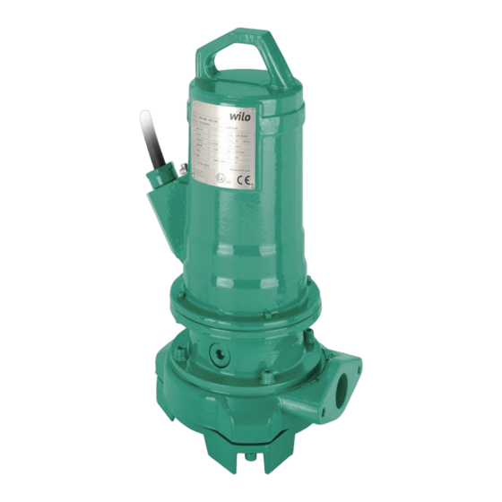 Wilo Drain MTC 32 Installation And Operating Instructions Manual