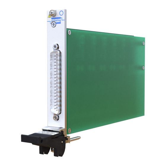 Pickering PXI 41-752 User Manual