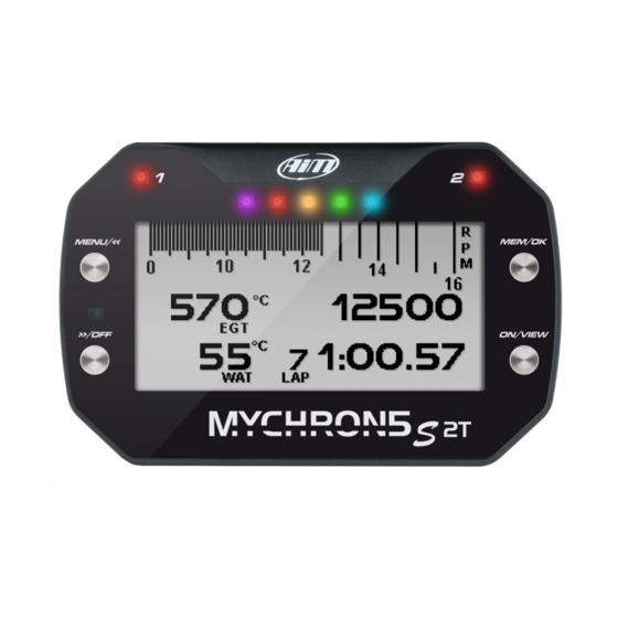 Aim MyChron5 Faq