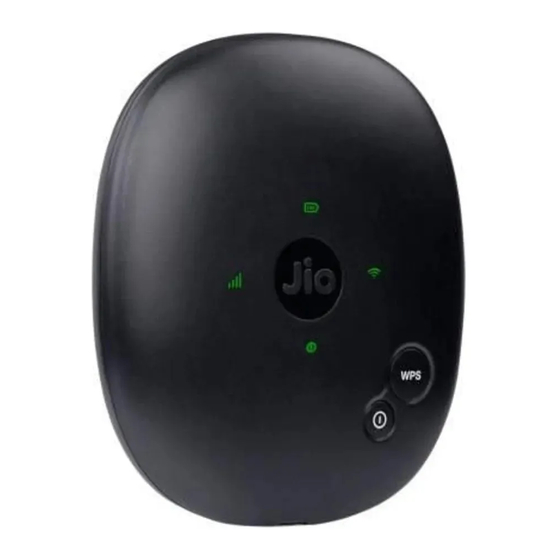 Jio JioFi JMR1140 Quick Start Manual