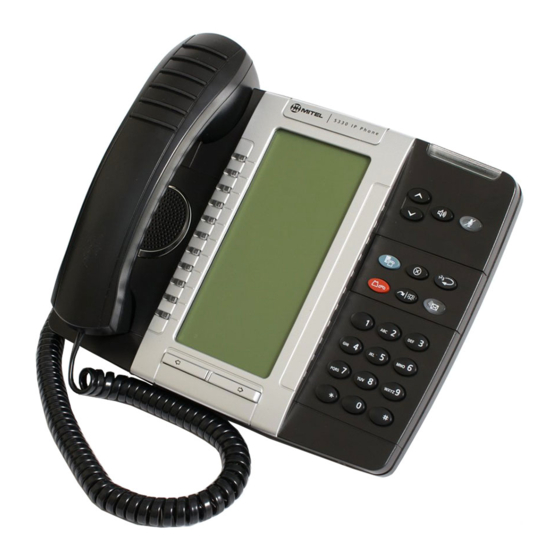 Mitel 5330 Quick Reference Manual