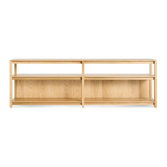 BluDot Open Plan Assembly Note