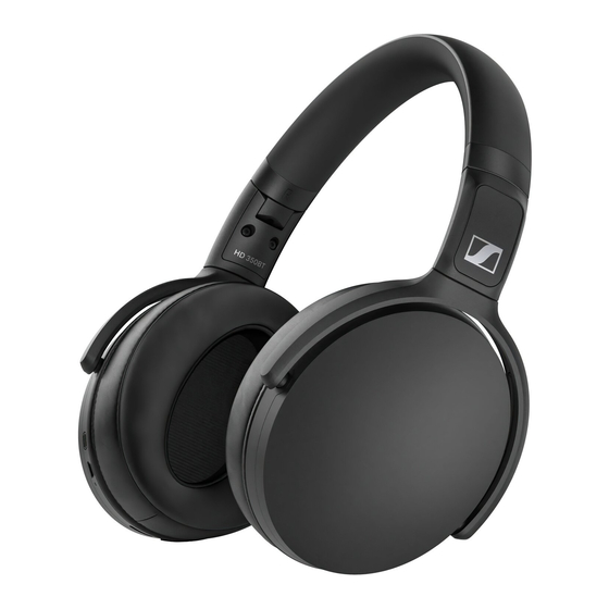 Sennheiser HD 350BT Instruction Manual
