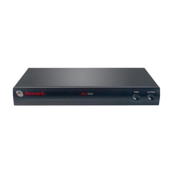 Avocent HMX Installer/User Manual