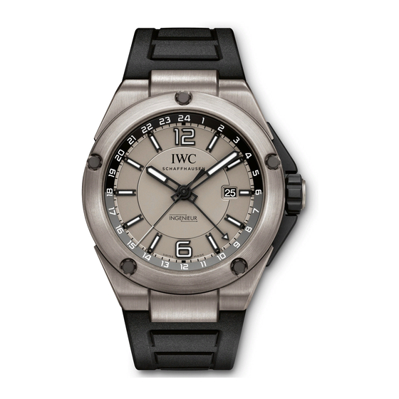 iwc ingenieur dual time titanum reference 3264 Operating Instructions Manual