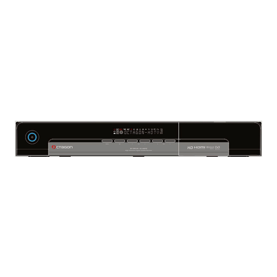 Octagon SF 1018 HD -Alliance User Manual