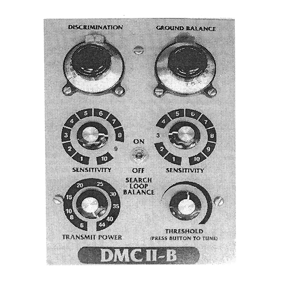 Nautilus DMC-IIB Operation Instructions