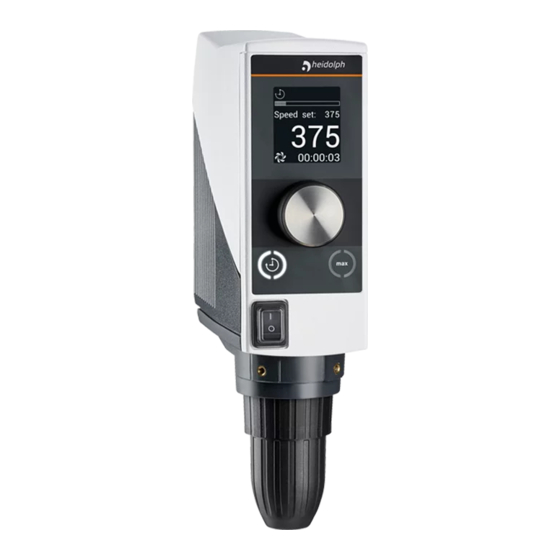 Heidolph Hei-TORQUE Core Operating Manual