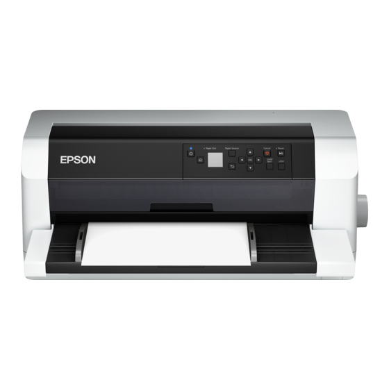 Epson DLQ-3500II Dot Matrix Printer Manuals
