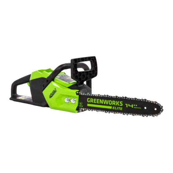 GreenWorks CS-140-T Owner's Manual