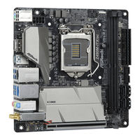 ASROCK Z490M-ITX/ac Manual