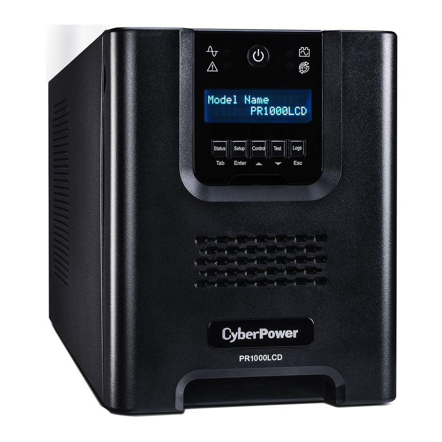 CyberPower PR1000LCD User Manual
