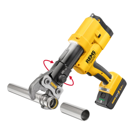 REMS Akku-Press 22 V ACC Connected Instruction Manual
