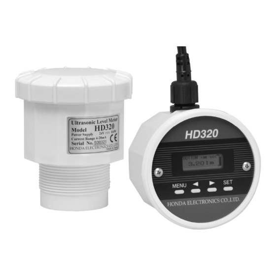 Honda Electronics HD320 Operation Manual