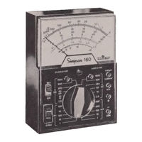 Simpson 313 Solid-State VOM Operator's Manual