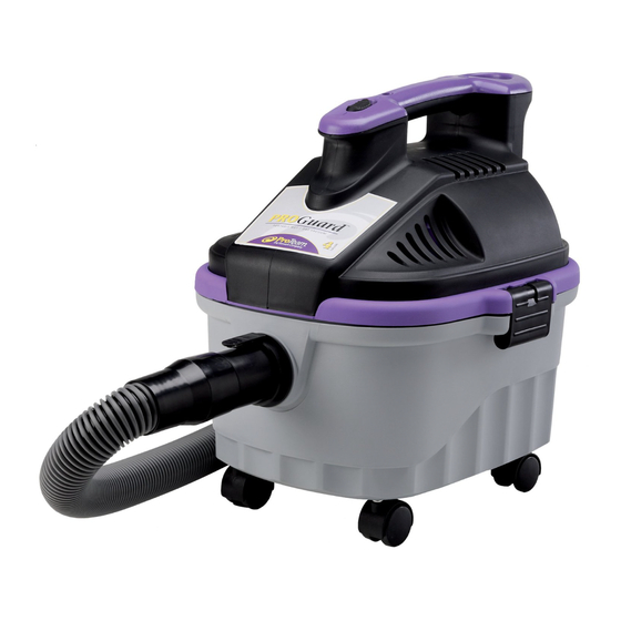 ProTeam PROGUARD 4 PORTABLE Vacuum Manuals