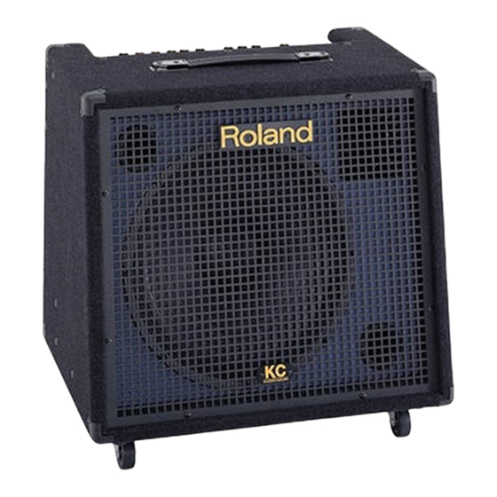 Roland KC-550 Owner's Manualanual