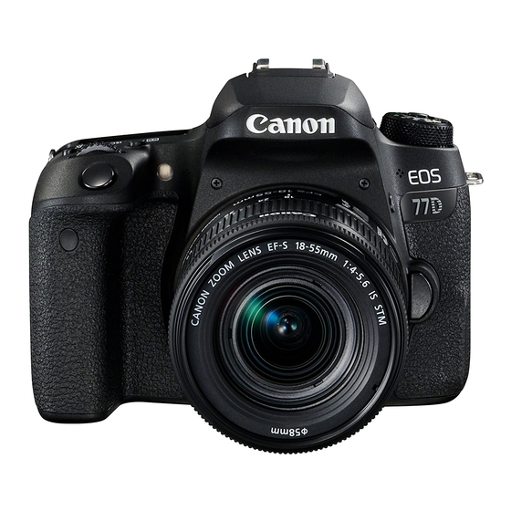 Canon EOS 77D Manuals