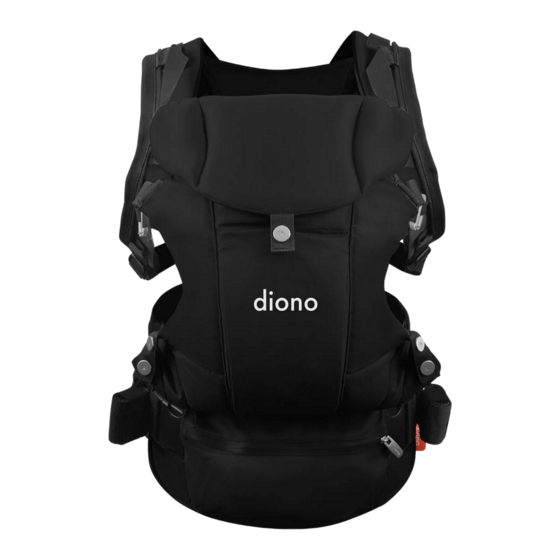 Diono carus Baby Carrier Manuals