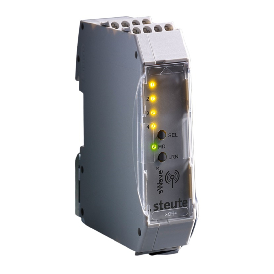 steute RF Rx SW868-NET-4S-A Mounting And Wiring Instructions