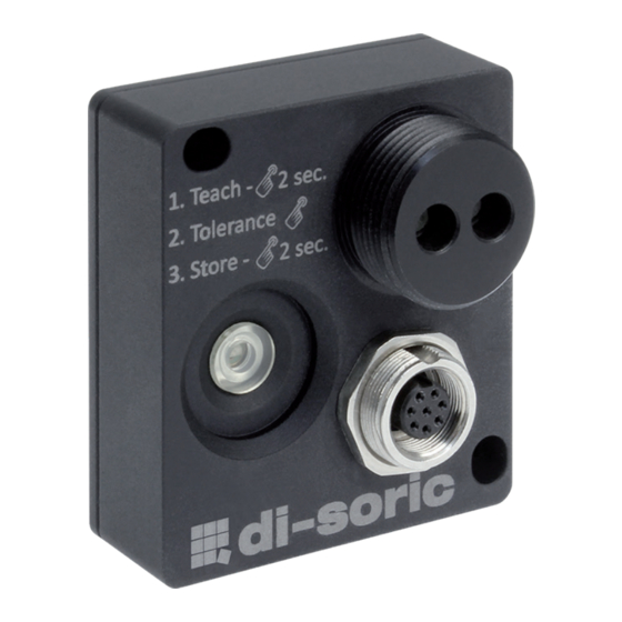 Di-soric FSB 10 M G1-B8 Operating Manual