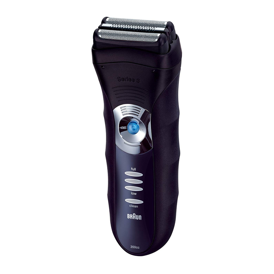 Braun SERIES3 390CC User Manual