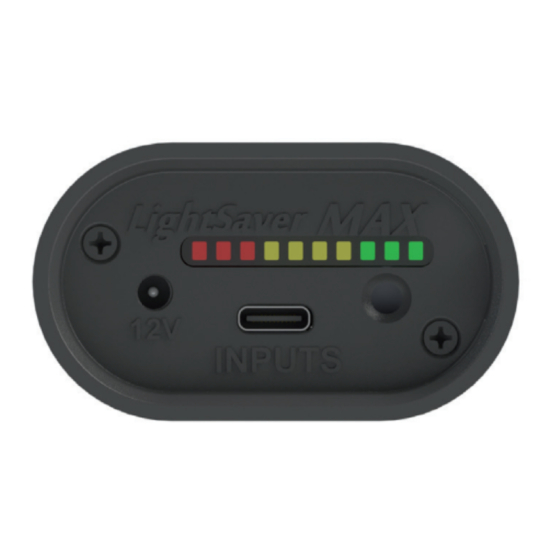 PowerFilm LightSaver Max Operating Instructions