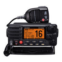 Standard Horizon MATRIX GX2000B Owner's Manual