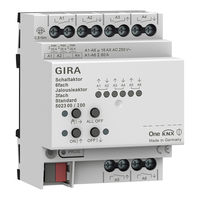 Gira One 5023 00 Operating Instructions Manual