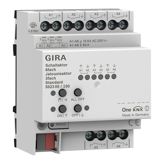 Gira One 5023 00 Operating Instructions Manual
